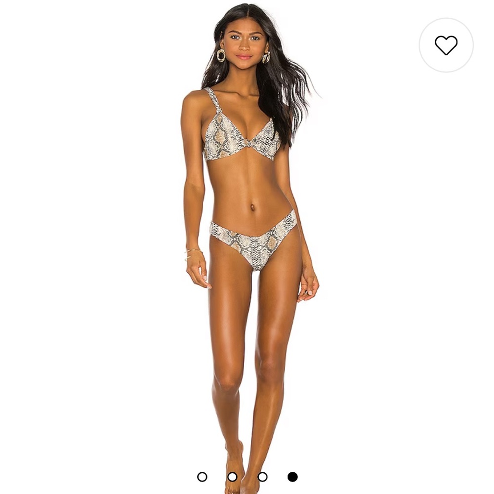 Super Down Snakeskin Bikini Size M